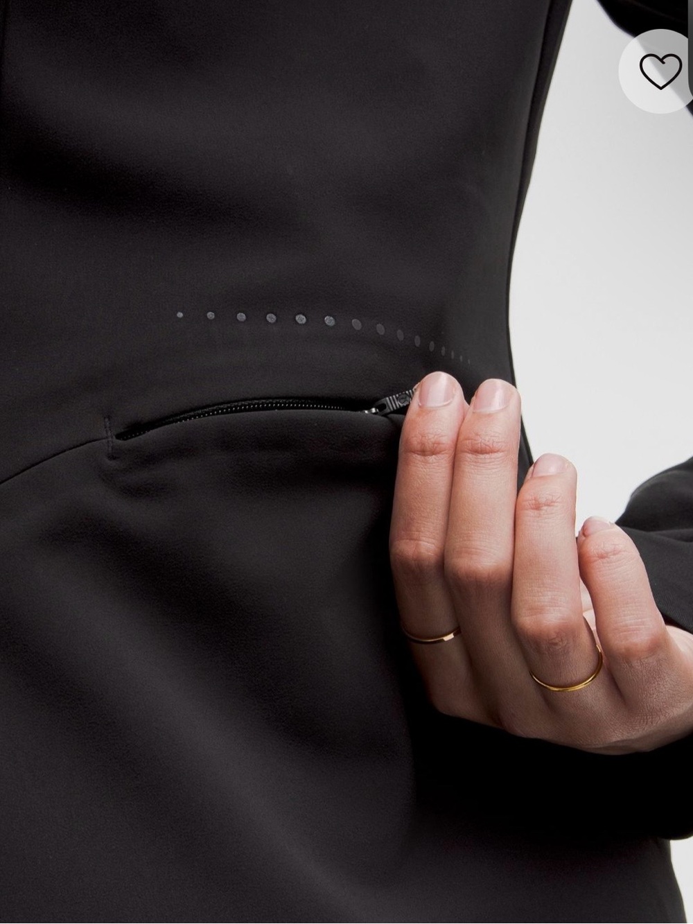 lululemon athletica “Cross Chill Performance” Black Jacket with Hood - Picture 9 of 16